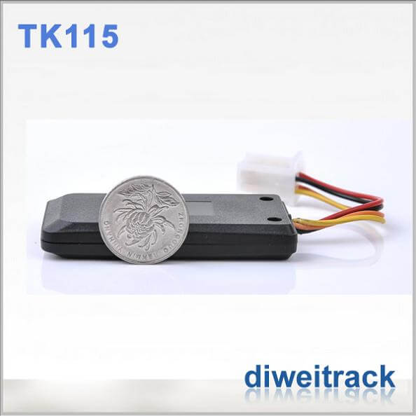 Portable auto gps alarm with plug in sim card gps tracker tk115