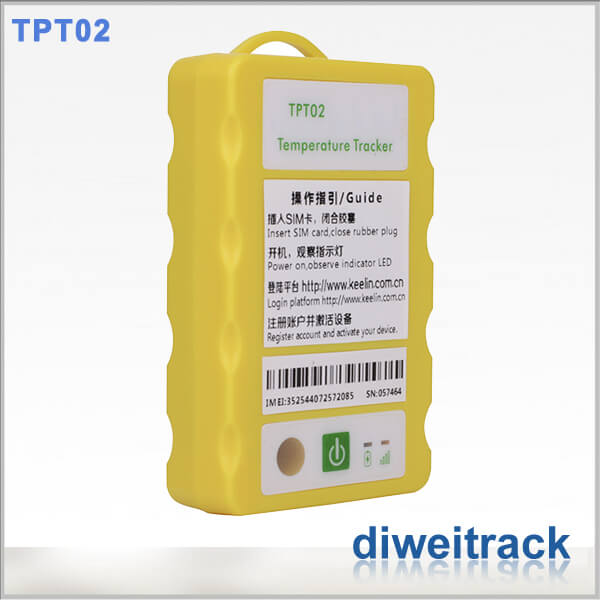 TPT02 cold chain LBS temperature monitoring devices for refrigerated truck temperature monitor