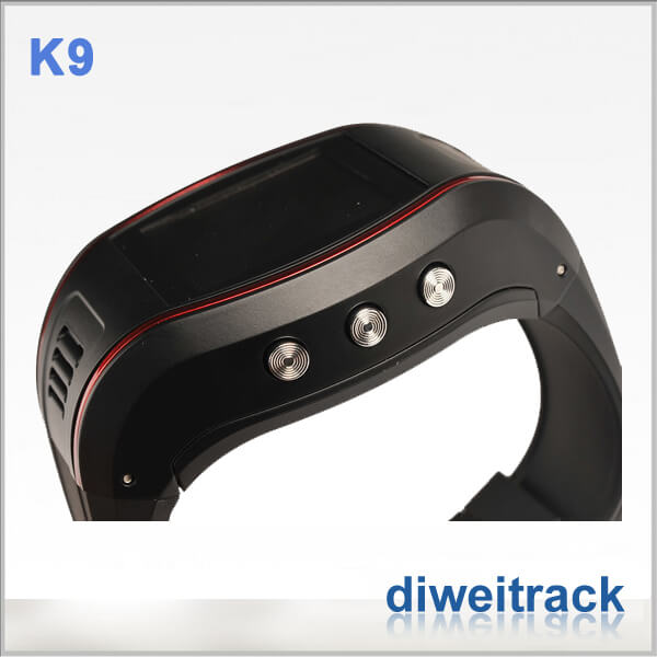 New developed real-time GPS watch tracker K9 with multi-fucntion for senior citizen