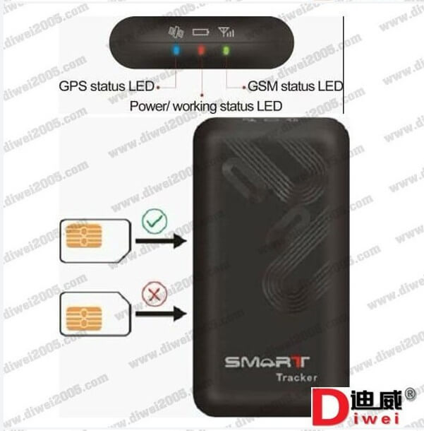 GPS vehicle Tracker GT06 Built-in vibration sensor