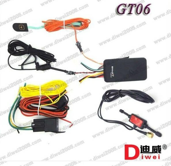 GPS vehicle Tracker GT06 Built-in vibration sensor