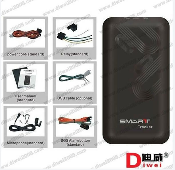 GPS vehicle Tracker GT06 Built-in vibration sensor