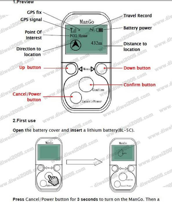 GPS tracker GPS Guider with GPS Logger