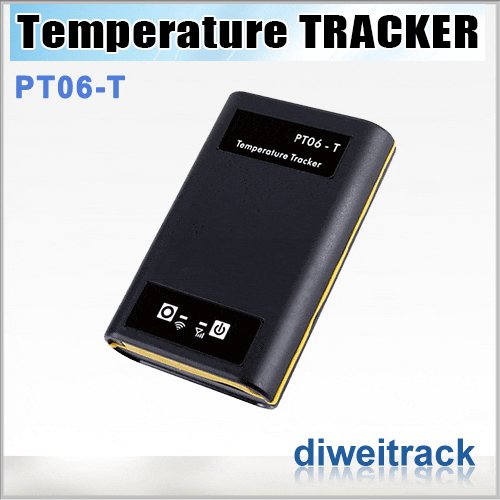 PT06-T Portable GPS Tracker with Temperature sensor, Temperature detector GPS/LBS/WIFI three tracking model. waterproof