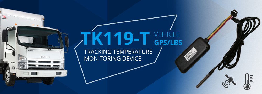 TK119-T Cold Chain Logistics Temperature Monitoring GPS Tracking
