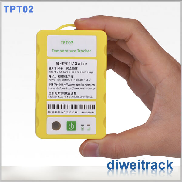 TPT02 reefer temperature tracking Monitor Temperature and location in real time right on your smartphone